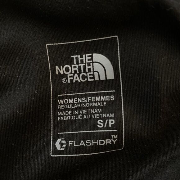 The North Face High Waisted Leggings Black Sz S Flashdry Ankle Mesh Logo - Picture 6 of 8